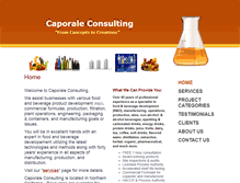 Tablet Screenshot of caporaleconsulting.com
